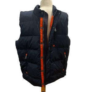 NWT Orvis Essex Navy down vest Large